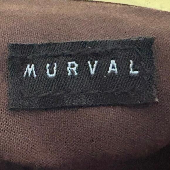 Murval Brown Velvet Flocked Handbag Purse Gold Kiss Lock Frame Retro Style - Picture 4 of 6